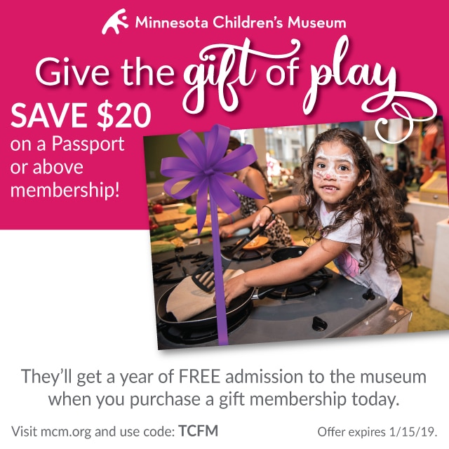 Discounted Gift Membership &  Tickets to the Minnesota Children