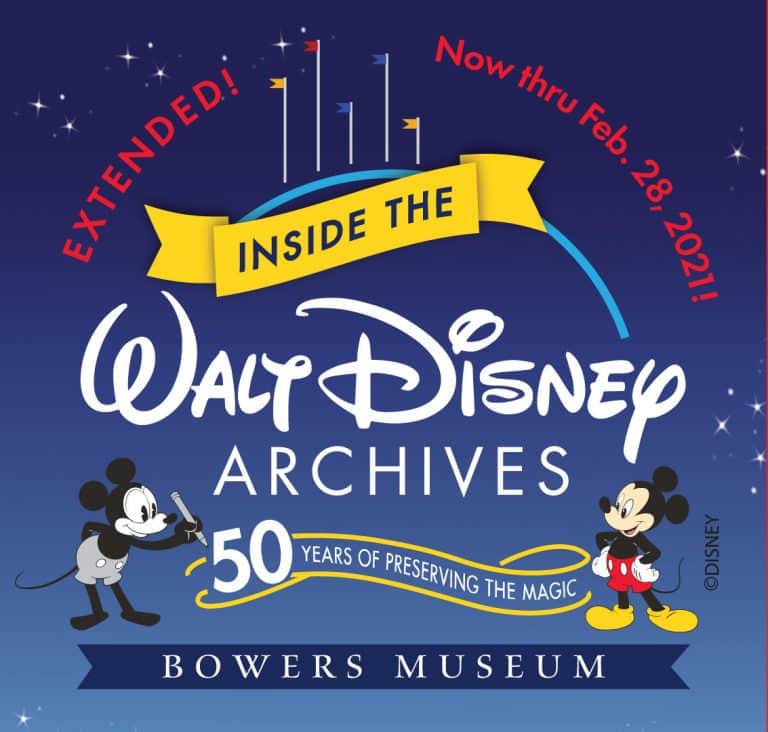 Inside the Walt Disney Archives, Bowers Museum at Bowers Museum, Santa ...