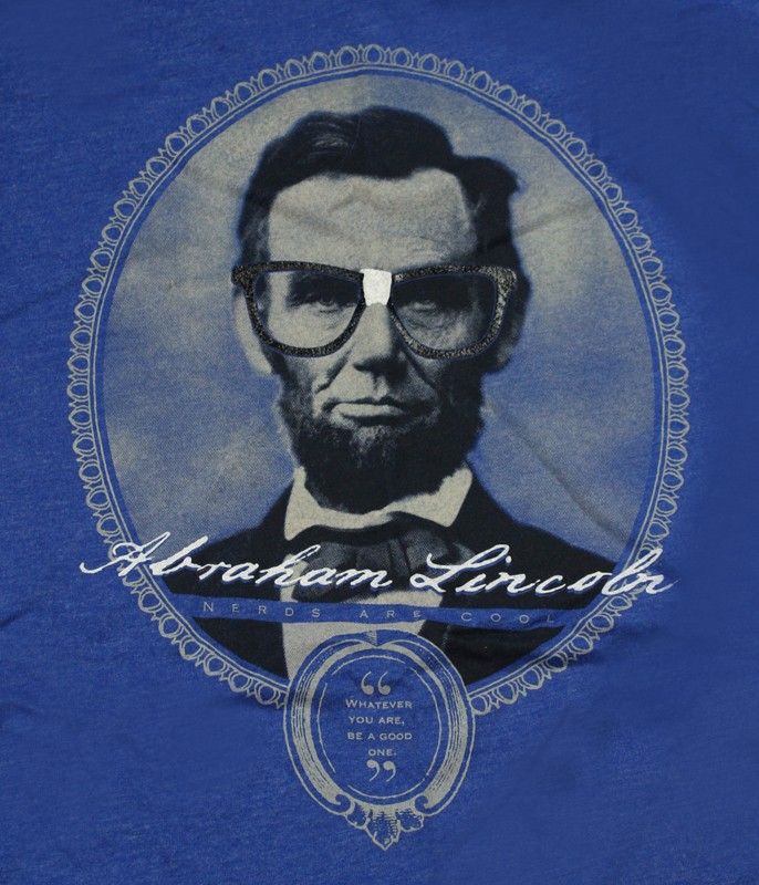 Lincoln the nerd Tee shirt