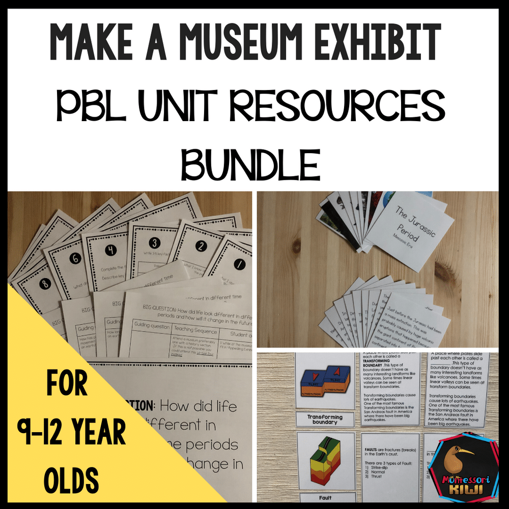 Make a Museum Exhibit: PBL Unit Resources Bundle