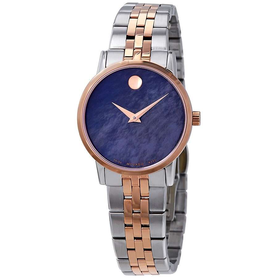 Movado Museum Classic Blue Mother of Pearl Dial Two