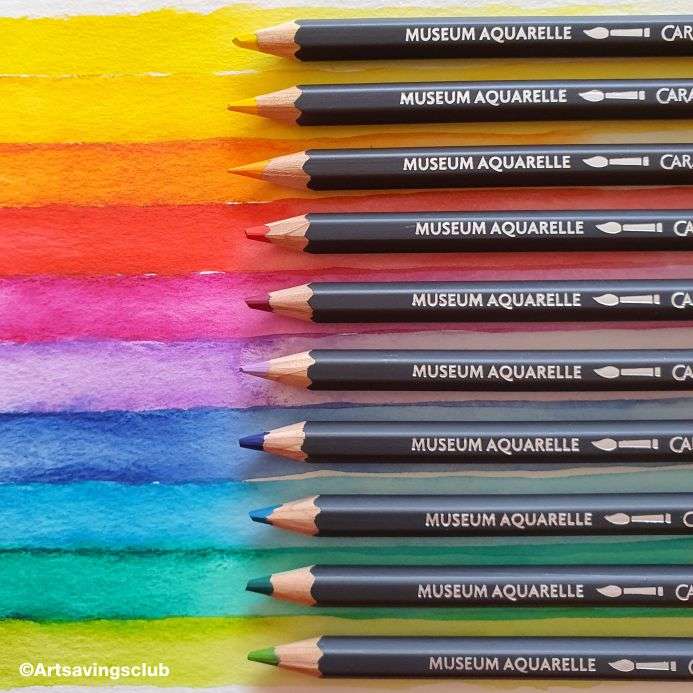 Museum Aquarelle Single Watercolour Pencils