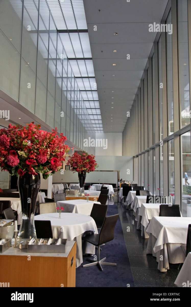 Museum of Modern Art Restaurant New York City Stock Photo: 43550232