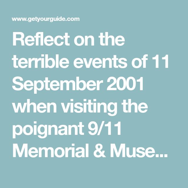 New York: 9/11 Memorial &  Museum Skip