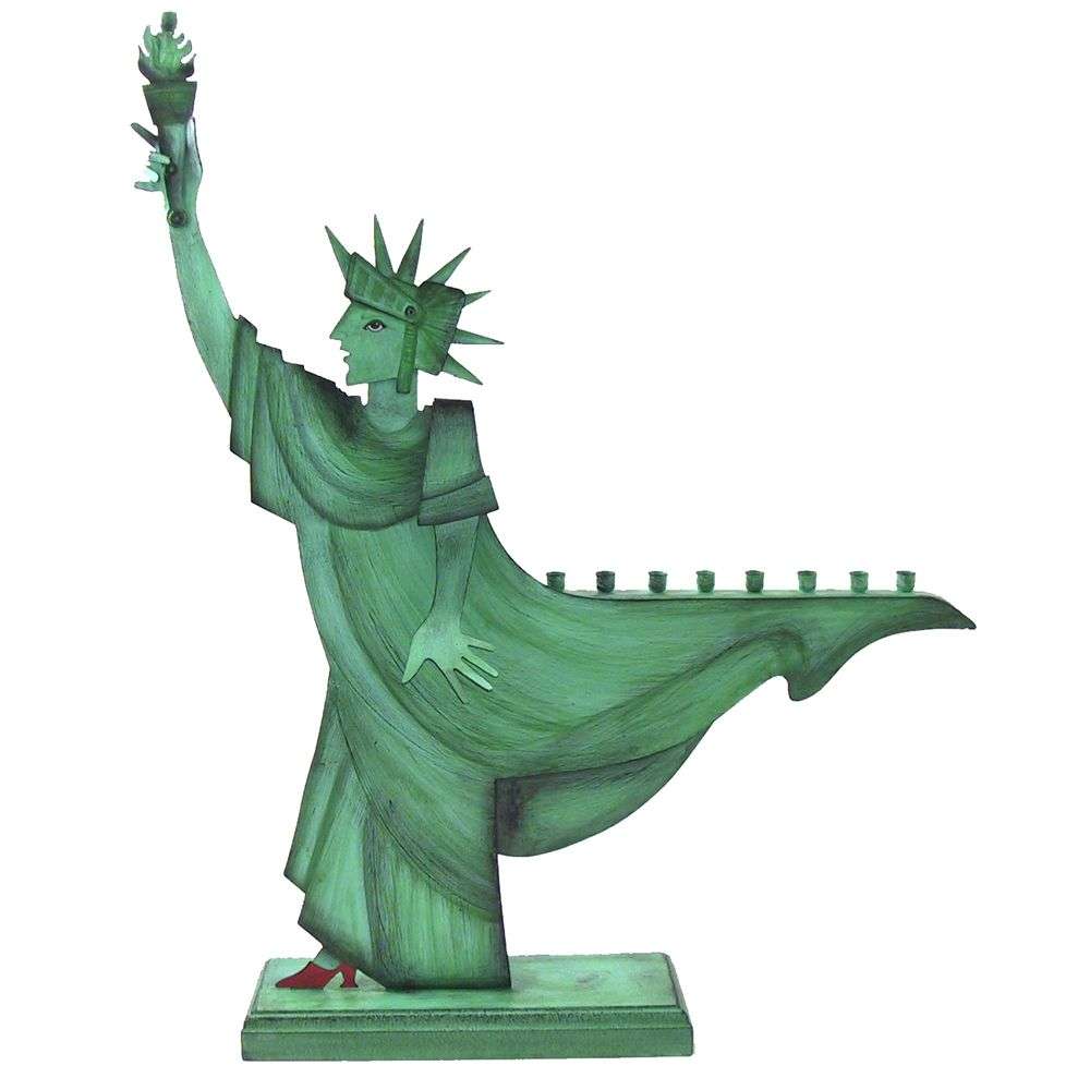 Statue of Liberty Menorah by Acme Animal Product