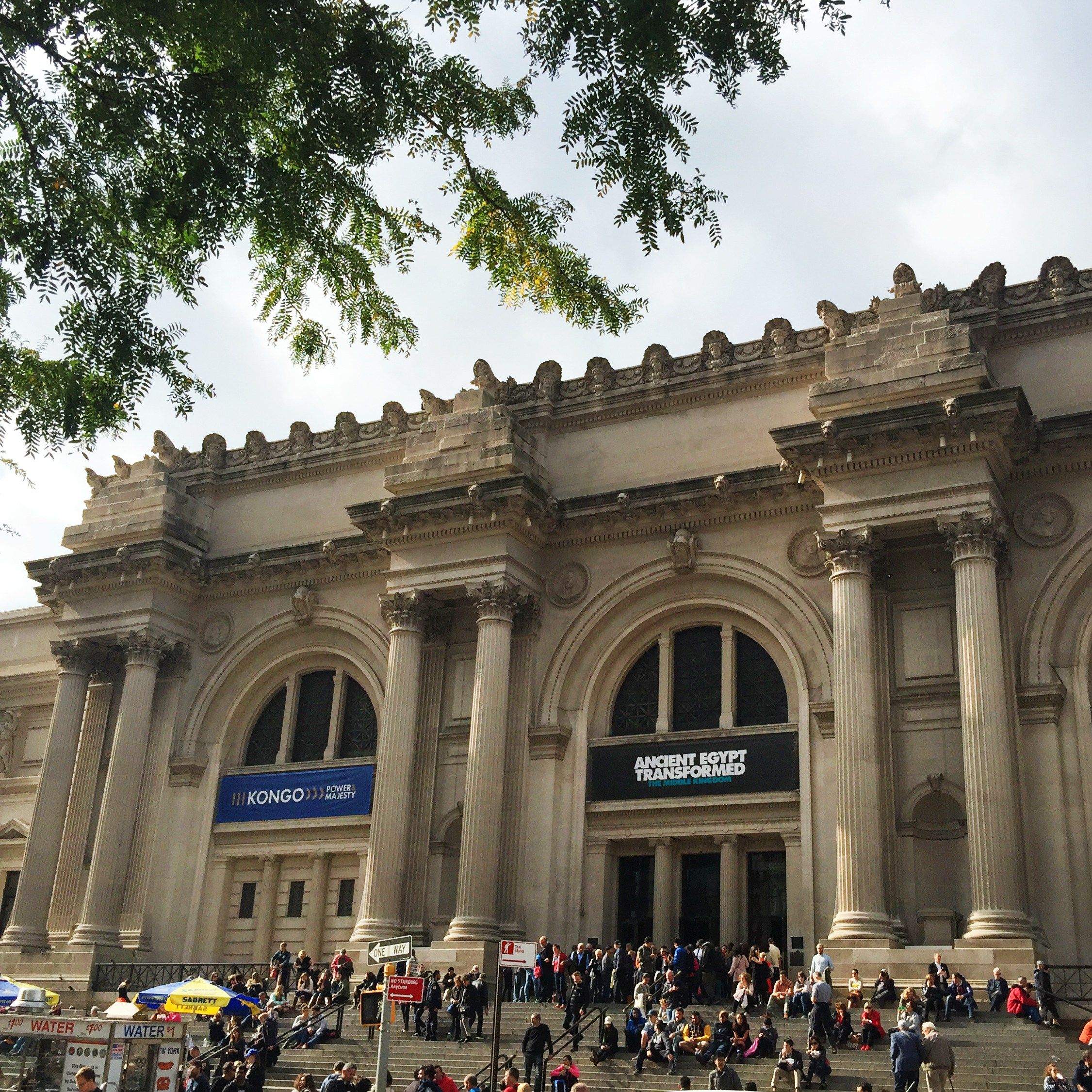 The front of the Metropolitan Museum of Art. New York City