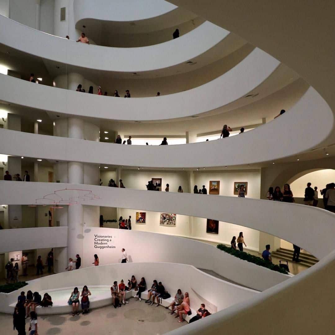 The Guggenheim Museum, New York by Frank Lloyd...