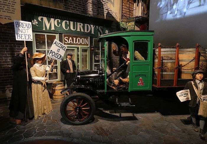 Touring the Prohibition Museum in Savannah, Georgia