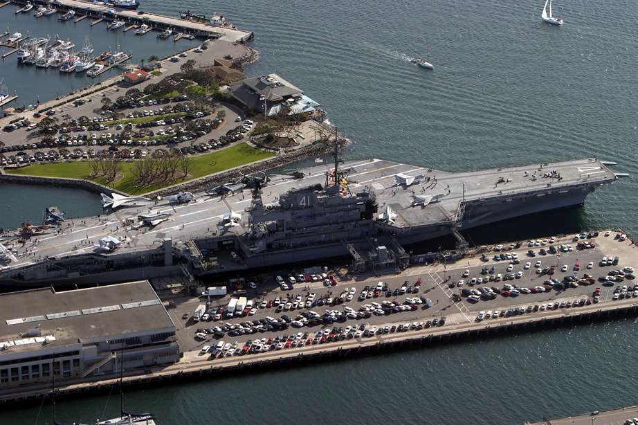 USS Midway Aerial View